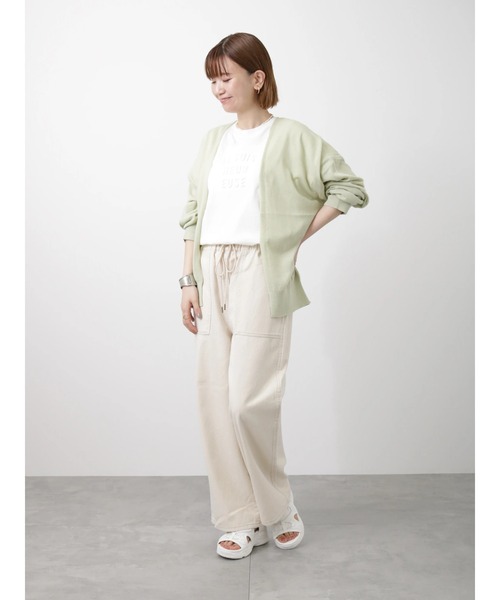 Lugnoncure（ルノンキュール）の「リラックスデニムパンツ（デニムパンツ・レディース・ブルー/オフホワイト/ネイビー・ﾌﾘ-）」の17枚目の写真