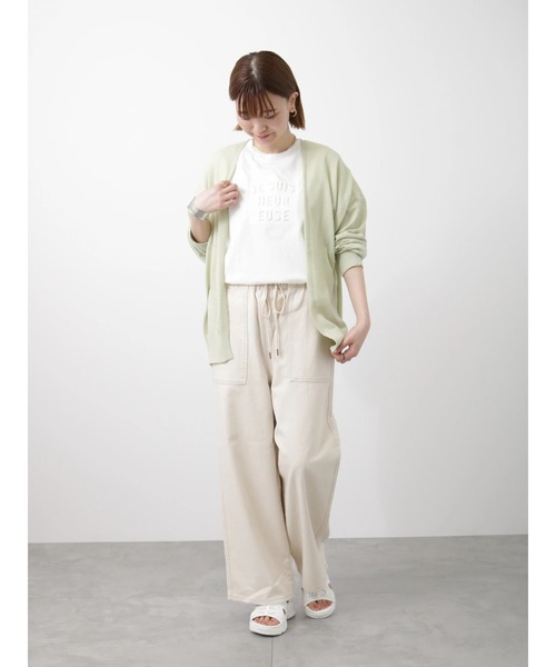 Lugnoncure（ルノンキュール）の「リラックスデニムパンツ（デニムパンツ・レディース・ブルー/オフホワイト/ネイビー・ﾌﾘ-）」の18枚目の写真