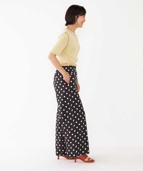 SHIPS Colors(シップス カラーズ)の「SHIPS Colors:〈洗濯機可能〉シアー テレコ ステッチ トップス(Tシャツ/カットソー・レディース・ライトブルー/オフホワイト/イエロー・ONE SIZE)」の16枚目の写真