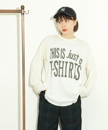 BEAMS BOY | BEAMS BOY / プリント ラグラン 9分袖 カットソー(Tシャツ/カットソー)