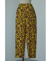 cocoon patterned pants(コクーンパターンパンツ)