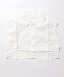 デザインポケットショートベスト