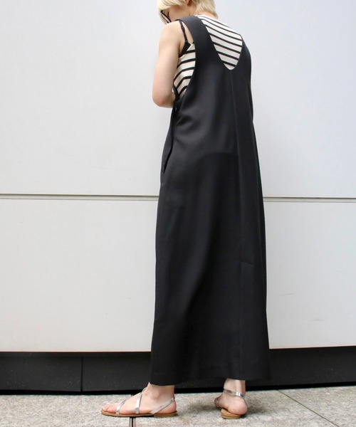 Scrap Book（スクラップブック）の「【Scrap Book】デコルテジャンバースカート（ジャンパースカート・レディース・ブラック・FREE）」の4枚目の写真