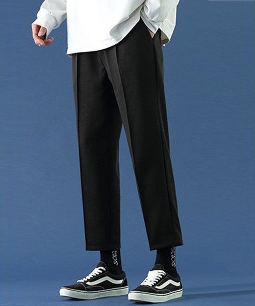 aimoha(アイモハ)の「スリムタイプセンタープレススラックス(スラックス・メンズ・ホワイト/ブラック・XX-LARGE/LARGE/MEDIUM/X-LARGE)」の2枚目の写真