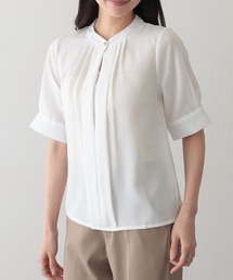 Lace Ladies | 2WAYネック半袖タックブラウス(シャツ/ブラウス)