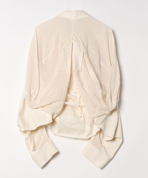 Maison MIHARA YASUHIRO（メゾンミハラヤスヒロ）の「Deformed Pattern Shirt（シャツ/ブラウス・レディース・ブラック/ベージュ系その他6・38/36）」の3枚目の写真