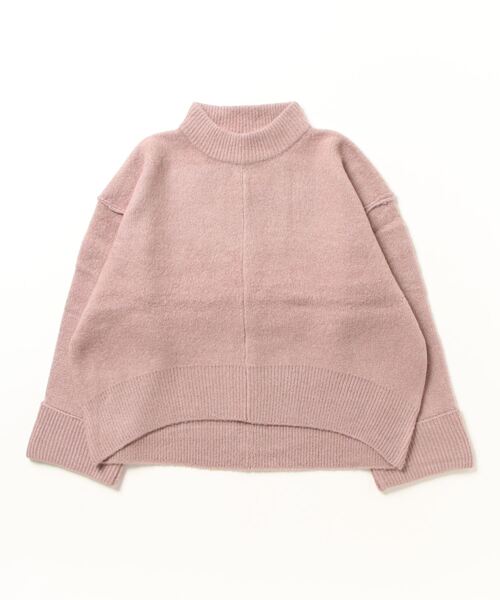 BEAMS HEART（ビームスハート）の「BEAMS HEART / アウトリンキング プルオーバー（ニット/セーター・レディース・ピンク/ライム/ベージュ/ブルー・FREE）」の6枚目の写真