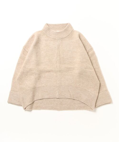 BEAMS HEART（ビームスハート）の「BEAMS HEART / アウトリンキング プルオーバー（ニット/セーター・レディース・ピンク/ライム/ベージュ/ブルー・FREE）」の9枚目の写真