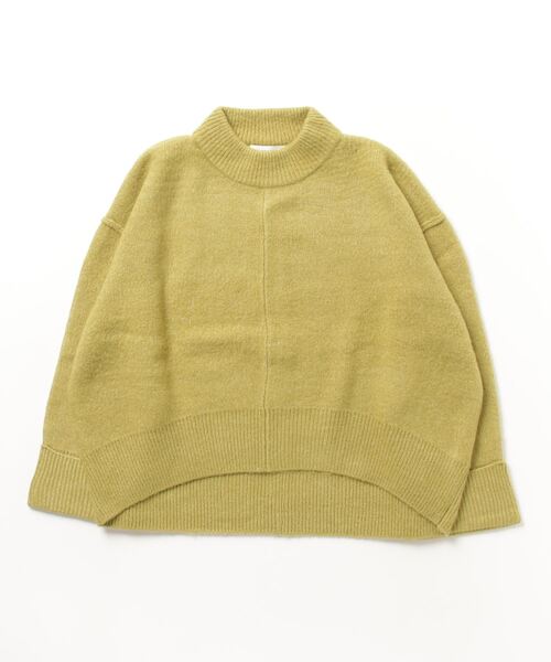 BEAMS HEART（ビームスハート）の「BEAMS HEART / アウトリンキング プルオーバー（ニット/セーター・レディース・ピンク/ライム/ベージュ/ブルー・FREE）」の7枚目の写真