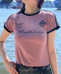YOUTHKREW | YOUTHKREW／ラインエンブレムT  2970888(Tシャツ/カットソー)