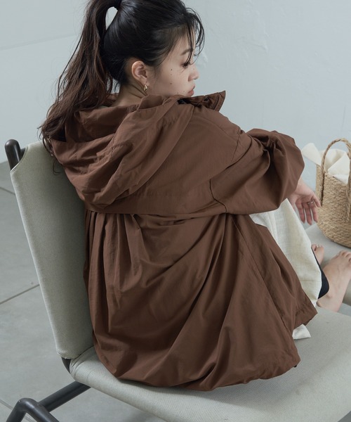 新品　ブラウン　FWラグランバルーンスリーブアウター☆プリーツプリーズ では✖️ Franklin Climbing（フランクリンクライミング）の「【新色登場