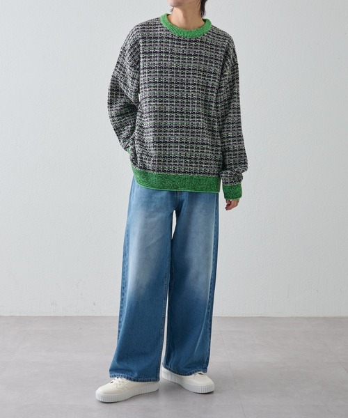 COLONY 2139（コロニートゥーワンスリーナイン）の「フェイクレザー厚底スニーカー（スニーカー・メンズ・ブラック/ホワイト・LARGE/MEDIUM）」の8枚目の写真