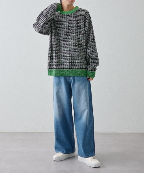 COLONY 2139（コロニートゥーワンスリーナイン）の「フェイクレザー厚底スニーカー（スニーカー・メンズ・ブラック/ホワイト・LARGE/MEDIUM）」の10枚目の写真