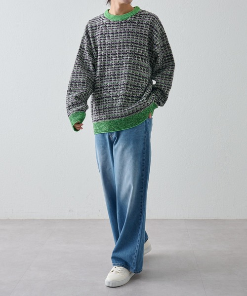 COLONY 2139（コロニートゥーワンスリーナイン）の「フェイクレザー厚底スニーカー（スニーカー・メンズ・ブラック/ホワイト・LARGE/MEDIUM）」の11枚目の写真