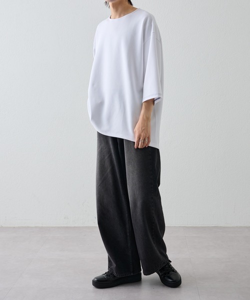 COLONY 2139（コロニートゥーワンスリーナイン）の「フェイクレザー厚底スニーカー（スニーカー・メンズ・ブラック/ホワイト・LARGE/MEDIUM）」の21枚目の写真