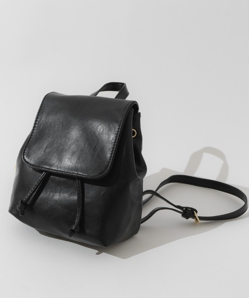 flower(フラワー)の「プチバックパック(バックパック/リュック・レディース・ブラック・FREE)」の7枚目の写真