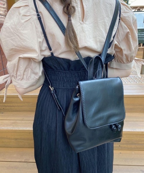 flower(フラワー)の「プチバックパック(バックパック/リュック・レディース・ブラック・FREE)」の6枚目の写真