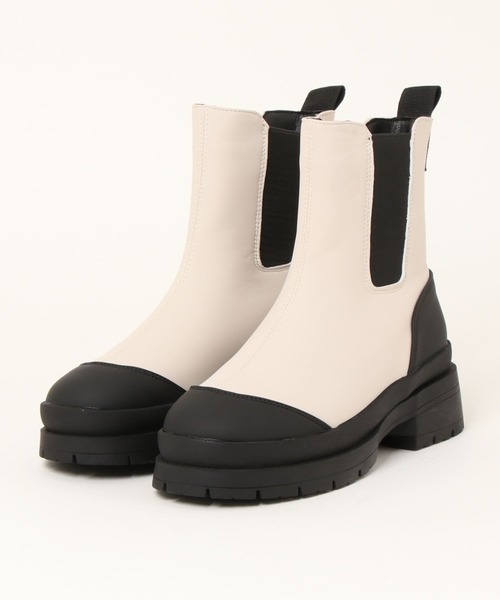 forksy.（フォルクシー）の「【forksy.】タンクソールサイドゴアブーツ（ブーツ・レディース・カーキ/ブラウン/ブラック/アイボリー・L/M/LL/S）」の18枚目の写真