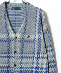 DISCOVERED ディスカバード / MOHAIR BORDER KNIT CARDIGAN モヘア