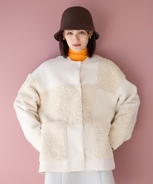 LOWRYS FARM | リバーシブルパッチワークブルゾン 969379(ブルゾン)