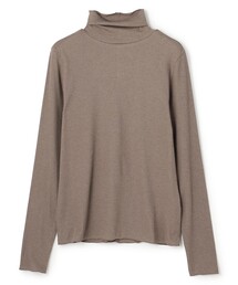 【暖かさ＆着心地の良さで大ヒット】コットンカシミヤ タートルネックカットソー