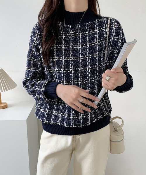 ツイードブラウス ADORE｜ファンシーツイードブラウス