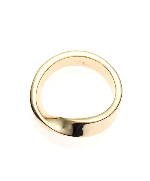 tk.TAKEO KIKUCHI（ティーケータケオキクチ）の「◆Nejiriリング（リング・メンズ・シルバー/ゴールド・17/13）」の5枚目の写真