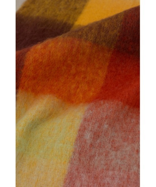 AZUL by moussy(アズールバイマウジー)の「フラッフィーストール(ストール/ショール・レディース・マルチ/ブルー/ブルー系その他/アイボリー・FREE)」の14枚目の写真