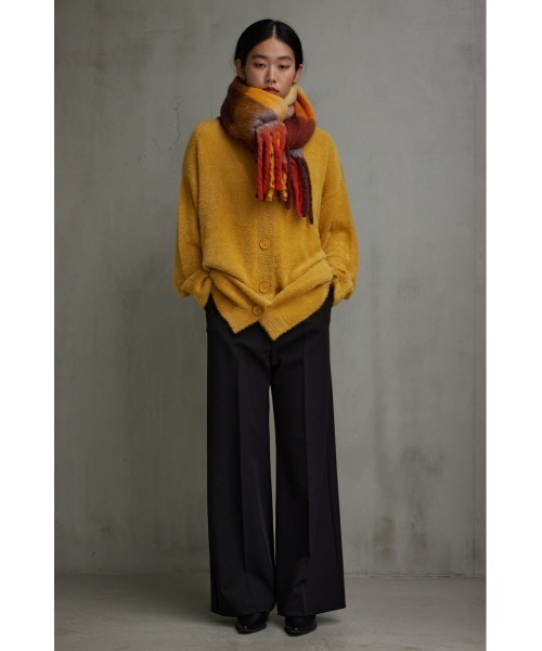 AZUL by moussy(アズールバイマウジー)の「フラッフィーストール(ストール/ショール・レディース・マルチ/ブルー/ブルー系その他/アイボリー・FREE)」の16枚目の写真