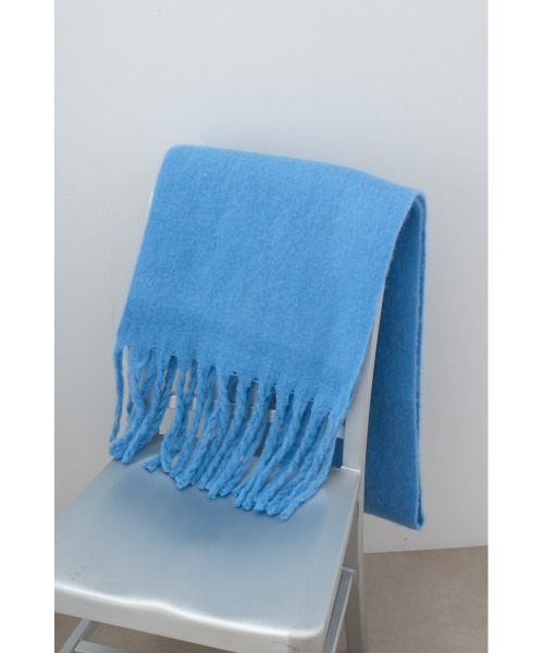 AZUL by moussy(アズールバイマウジー)の「フラッフィーストール(ストール/ショール・レディース・マルチ/ブルー/ブルー系その他/アイボリー・FREE)」の17枚目の写真