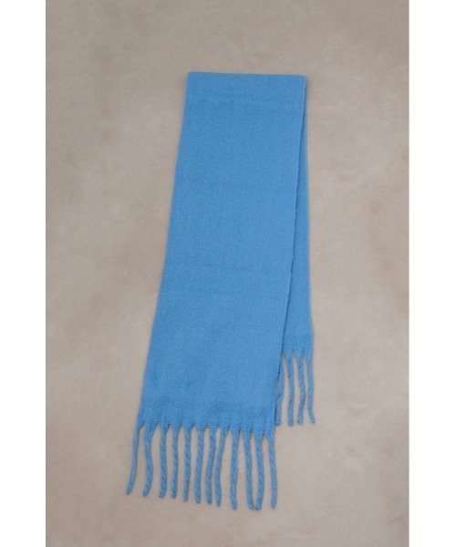 AZUL by moussy(アズールバイマウジー)の「フラッフィーストール(ストール/ショール・レディース・マルチ/ブルー/ブルー系その他/アイボリー・FREE)」の18枚目の写真