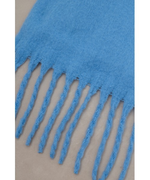 AZUL by moussy(アズールバイマウジー)の「フラッフィーストール(ストール/ショール・レディース・マルチ/ブルー/ブルー系その他/アイボリー・FREE)」の19枚目の写真