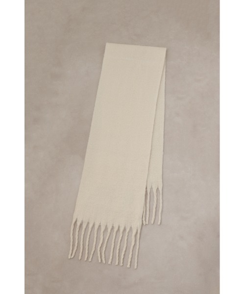 AZUL by moussy(アズールバイマウジー)の「フラッフィーストール(ストール/ショール・レディース・マルチ/ブルー/ブルー系その他/アイボリー・FREE)」の6枚目の写真