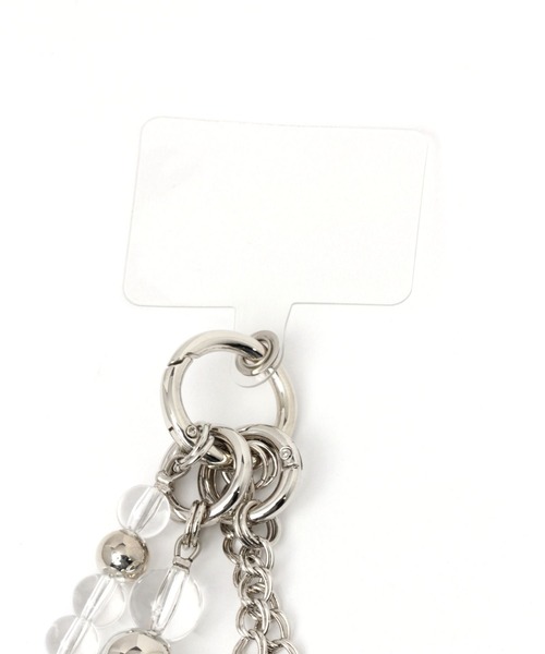 LEPSIM（レプシィム）の「2WAYチェーンスマホストラップ　985930（スマホグッズ・レディース・シルバー/ゴールド・ONE SIZE）」の3枚目の写真