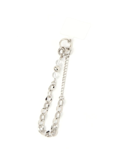 LEPSIM（レプシィム）の「2WAYチェーンスマホストラップ　985930（スマホグッズ・レディース・シルバー/ゴールド・ONE SIZE）」の6枚目の写真