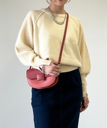 un dix cors | 袖畦クルーネックニット(ニット/セーター)