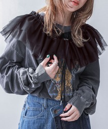 osharewalker | 【ZOZO限定】『マルチwayチュール付けフリル』(付け襟)