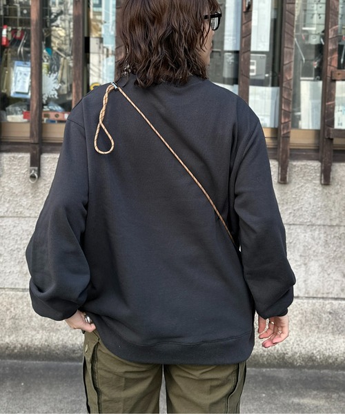 CPCM（シーピーシーエム）の「センハナ刺繍裏毛プルオーバー（スウェット・レディース・ネイビー/オフホワイト/チャコールグレー/グレー・FREE）」の6枚目の写真