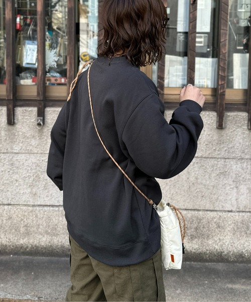 CPCM（シーピーシーエム）の「センハナ刺繍裏毛プルオーバー（スウェット・レディース・ネイビー/オフホワイト/チャコールグレー/グレー・FREE）」の7枚目の写真