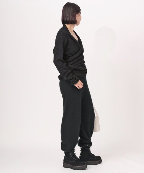 AP STUDIO(エーピーストゥディオ)の「【enrica/エンリカ】ラクーンミックス ニットパンツ(その他パンツ・レディース・ブラック・FREE)」の20枚目の写真