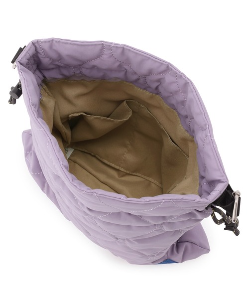 bonjour records(ボンジュールレコーズ)の「【Bonjour Records/ボンジュールレコード】 Original puff drawstring shoulder bag オリジナルパフドローストリングショルダーバッグ(ショルダーバッグ・レディース・ブラック/カーキ/ラベンダー・FREE)」の10枚目の写真