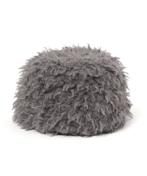 niko and...（ニコアンド）の「オリジナルカーリーフェイクファーハット（ハット・レディース・チャコール/ベージュ/モカ・FREE）」の5枚目の写真