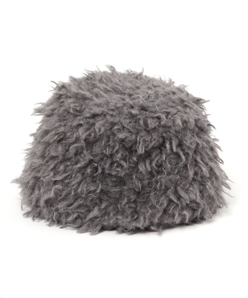 niko and...（ニコアンド）の「オリジナルカーリーフェイクファーハット（ハット・レディース・チャコール/ベージュ/モカ・FREE）」の6枚目の写真