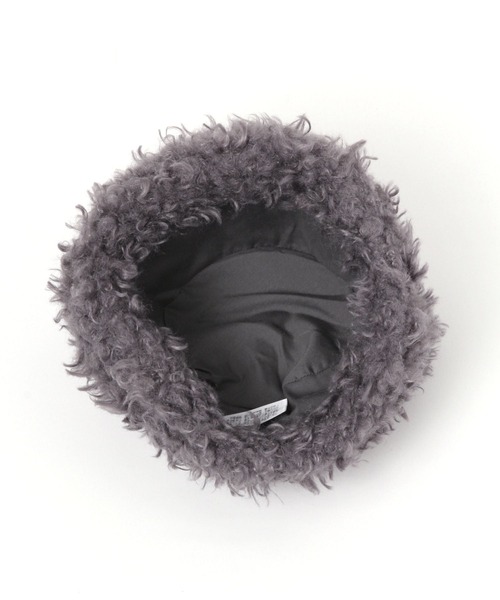 niko and...（ニコアンド）の「オリジナルカーリーフェイクファーハット（ハット・レディース・チャコール/ベージュ/モカ・FREE）」の7枚目の写真