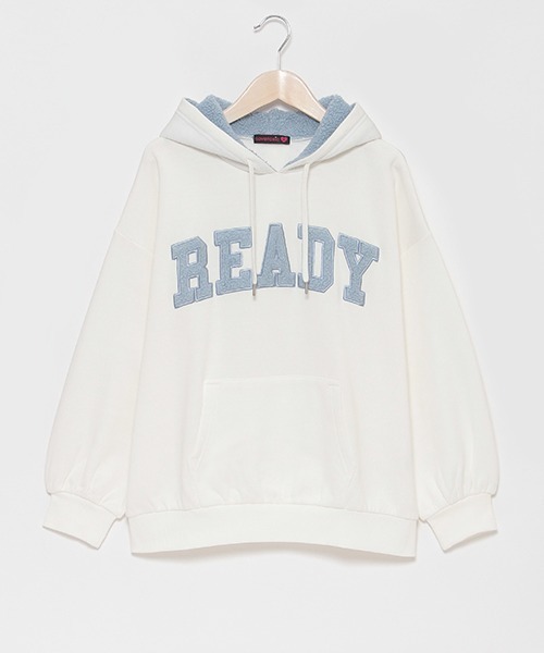 セール】ボアアップリケ裏起毛パーカ（パーカー）｜LOVETOXIC