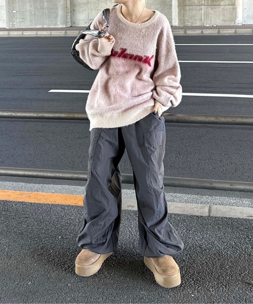 sedacle（セダクル）の「アソートジャガードロゴニット（ニット/セーター・メンズ・ネイビー/チャコールグレー/アイボリー/ブラック/グリーン/グレー系その他/ブルー/ブルー系その他/グレー/ホワイト系その他・LARGE/MEDIUM/SMALL）」の16枚目の写真