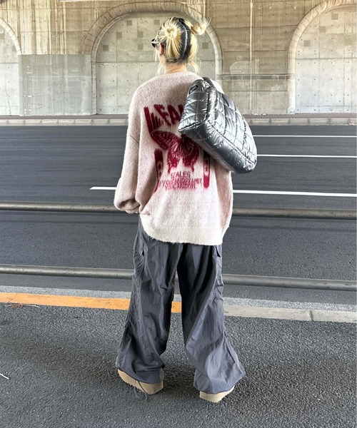 sedacle（セダクル）の「アソートジャガードロゴニット（ニット/セーター・メンズ・ネイビー/チャコールグレー/アイボリー/ブラック/グリーン/グレー系その他/ブルー/ブルー系その他/グレー/ホワイト系その他・LARGE/MEDIUM/SMALL）」の18枚目の写真