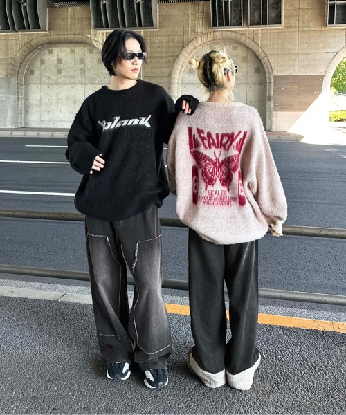 sedacle（セダクル）の「アソートジャガードロゴニット（ニット/セーター・メンズ・ネイビー/チャコールグレー/アイボリー/ブラック/グリーン/グレー系その他/ブルー/ブルー系その他/グレー/ホワイト系その他・LARGE/MEDIUM/SMALL）」の19枚目の写真