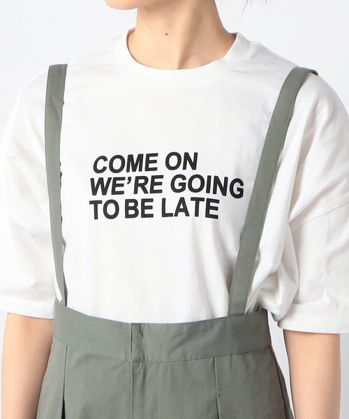 Grand PARK（グランドパーク）の「ハイウエスト　チノサロペット（チノパンツ・レディース・ベージュ/カーキ・FREE）」の13枚目の写真