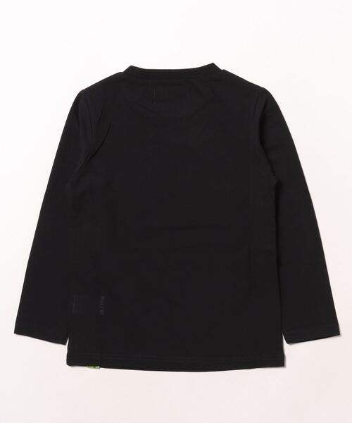 KRIFF MAYER Kid's Collection（クリフメイヤーキッズコレクション）の「【光る＆UVカット】UVさらすべ蓄光白亜ロンT（Tシャツ/カットソー・キッズ・ブラック/イエロー/グレー/サックスブルー・170/160/150/140/130/120）」の5枚目の写真